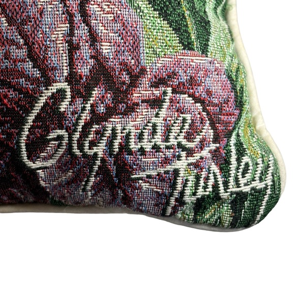 Signed Glynda Turley Tapestry Throw Pillow Yellow Plantation Children Playing - Picture 2 of 14